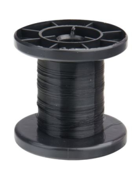 LD15-1 Kupfer Lackdraht Ø 0,15 mm / 100 m / schwarz